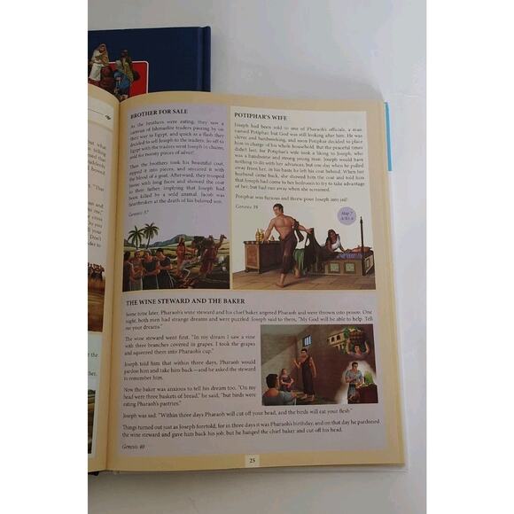 Bible Dictionary & Atlas Book Lot Children's Illustrated Colorful Homeschool - Picture 6 of 9